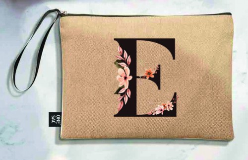 Bolso de mano letra e - regalos de boda